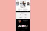 Social Media Influencing Wix Website Template, Coach, Nutrition, Personal Coach - Image 4