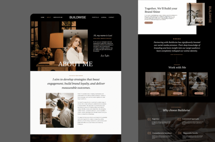 BuildWise: Professional Website Template for Entrepreneurs - Image 3