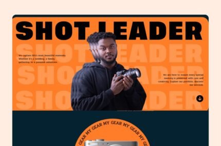 Wix Photography Website Template - Wedding, Photography, Personal Portfolio, Social Media