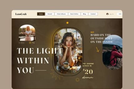 Photography Portfolio: Photography Website Template