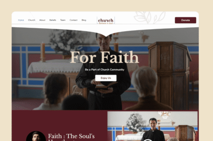 Church: Community Website Template