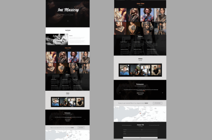 Tattoo Artist: Portfolio Website Template - Image 3