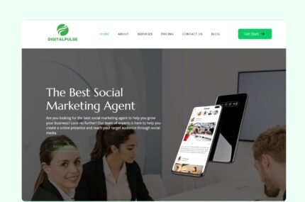 Digital Marketing: Marketing Agency Website Template