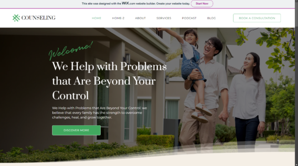 Family Counseling Website Template