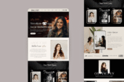 Wix Website Template for Social Media Managers, Enterpreneur, Coach, Personal Brand - Image 2