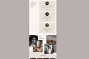 Wix Website Template for Social Media Managers, Enterpreneur, Coach, Personal Brand - Image 3