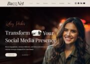 Wix Website Template for Social Media Managers, Enterpreneur, Coach, Personal Brand