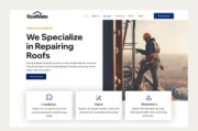 Wix Website Template: Roofing Contractor & Home Exterior Services, Roofing Renovation