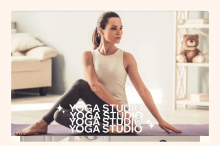 Wix Website Template Design for Yoga Teachers and Yoga Studios, Yoga Coach, Studio and Wellness Instructor Wix Web Design