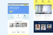 Cleaning Service Wix Website Template, Cleaning Business, Professional Cleaning Wix Website, Commercial Cleaning, Residential Cleaning, Wix - Image 4
