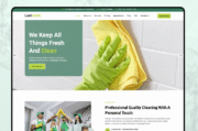 luxiclean : Professional Cleaning Service Website Template