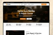 Carizo: Auto Service & Repair Website Template