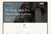 Nyaya – Wix Law & Legal Website Template