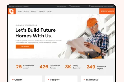 Graviton – Construction & Building Website Template